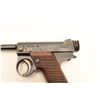 Image 8 : Japanese Nambu small guard semi-automatic  pistol, 8mm caliber, 4.5” barrel, blued  finish, wood gri