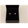 Image 1 : Diamond Stud Earrings in 14k White Gold,  approx. 60 pts total. Good quality Est. H-I  color, VS Cla