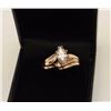 Image 1 : Over 1 ct Marquise cut Diamond Ring  H-I  color, 12 side Diamonds, approx. 7gr. 14k.  Vintage Estate