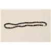 Image 2 : One fine quality strand of black pearls  23inches long and of 9mm in diameter (14k  white gold clasp