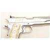 Image 19 : Colt Ace semi-automatic pistol, .22LR   caliber, 5” barrel, polished nickel finish,   faux pearl Col