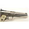 Image 21 : Colt Ace semi-automatic pistol, .22LR   caliber, 5” barrel, polished nickel finish,   faux pearl Col