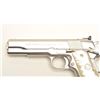 Image 6 : Colt Ace semi-automatic pistol, .22LR   caliber, 5” barrel, polished nickel finish,   faux pearl Col