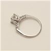 Image 2 : Approx. 1.12 Diamond Solitaire estimated at  G-H color, S-I Clarity, in Platinum with  small side Di