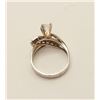 Image 3 : Approx. 1.03 ct Center Diamond estimated F-G  color and V-S clarity, mounted in 18k with 8  small si