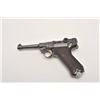 Image 10 : Weimar Republic Police reworked Luger  semi-automatic pistol, 9mm caliber, 4”  barrel, blued finish,