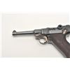 Image 2 : Weimar Republic Police reworked Luger  semi-automatic pistol, 9mm caliber, 4”  barrel, blued finish,