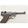 Image 6 : Weimar Republic Police reworked Luger  semi-automatic pistol, 9mm caliber, 4”  barrel, blued finish,