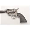 Image 1 : Colt SAA revolver, .45 caliber, 7.5” barrel,  blued and case hardened finish, checkered  hard rubber