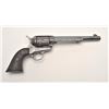 Image 4 : Colt SAA revolver, .44/40 caliber, 7.5”  barrel, blued and case hardened finish,  checkered hard rub