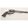 Image 8 : Colt SAA revolver, .44/40 caliber, 7.5”  barrel, blued and case hardened finish,  checkered hard rub