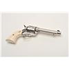 Image 8 : Colt SAA revolver, Special Order, .44-40  caliber, 5.5” barrel, nickel finish,  blackpowder frame st