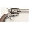 Image 6 : Colt SAA revolver, .45 caliber, 4.75” barrel  (later barrel, ca. 1920s-30s), blued finish,  wood gri