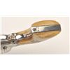 Image 11 : Colt SAA revolver, .38-40 caliber, 5.5”  barrel, re-nickel finish, scrimshaw stag  grips, S/N 290930
