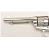 Image 8 : Colt SAA revolver, .38-40 caliber, 5.5”  barrel, re-nickel finish, scrimshaw stag  grips, S/N 290930