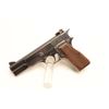 Image 6 : Browning High Power semi-automatic pistol,  9mm caliber, 4.5” barrel, blued finish,  checkered wood 