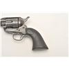 Colt SAA revolver, .38/40 caliber, 4.75”  barrel, blued finish, checkered hard rubber  grips, S/N 26