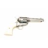 Image 5 : Colt SAA revolver, .32 W.C.F. caliber, 4.75”  barrel, blued finish, ivory grips, S/N  236366, in ove