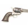 Image 8 : Colt SAA revolver, .45 caliber, 7.5” barrel,  blued and case hardened finish, checkered  hard rubber