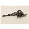 Image 1 : Authentic combination tool for a Wheelock  rifle, ca. 1550-1650 with ornate pierced  steel decoratio