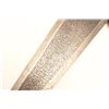 Image 1 : Cinquedea short sword with fancy etched blade  marked “Venezia 1572”.  A good Victorian era  copy; 1