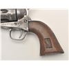 Image 1 : Colt U.S. Cavalry Model SAA revolver, .45  caliber, barrel reduced to 5.5”, nickel  finish, Ainswort