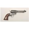 Image 5 : Colt U.S. Cavalry Model SAA revolver, .45  caliber, barrel reduced to 5.5”, nickel  finish, Ainswort