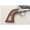 Image 6 : Colt U.S. Cavalry Model SAA revolver, .45  caliber, barrel reduced to 5.5”, nickel  finish, Ainswort