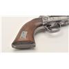 Image 7 : Colt U.S. Cavalry Model SAA revolver, .45  caliber, barrel reduced to 5.5”, nickel  finish, Ainswort