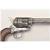 Image 8 : Colt U.S. Cavalry Model SAA revolver, .45  caliber, barrel reduced to 5.5”, nickel  finish, Ainswort