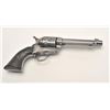 Image 9 : Colt SAA revolver, .45 caliber, 5.5” barrel,  blued and case hardened finish, checkered  hard rubber