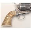 Image 7 : Great Western Arms Co. SAA revolver, .22  caliber, custom engraved by Mike Gouse from  the Bitterroo
