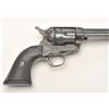 Image 7 : Colt SAA revolver, .38 W.C.F. caliber, 7.5”  barrel, re-finished, checkered hard rubber  good condit