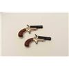 Image 2 : Pair of Colt New Model Lord and Lady single  shot derringers, .22 short caliber, 2.5”  barrels, blue