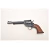 Image 1 : Ruger Single Six revolver, .22 caliber, 6.5”  barrel, blued finish, wood medallion grips  with extra