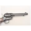 Image 3 : Ruger Single Six Model revolver, .22 caliber,  5.5” barrel, blued finish, wood medallion  grips, S/N