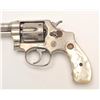 Image 1 : Smith & Wesson five-screw pocket DA revolver,  .32 Long caliber, 4.25” barrel, nickel  finish, pearl