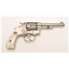 Image 3 : Smith & Wesson five-screw pocket DA revolver,  .32 Long caliber, 4.25” barrel, nickel  finish, pearl