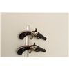 Image 11 : Pair of Colt New Model single shot  derringers, .22 short caliber, 2.5” barrels,  blued and gold was