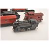 Image 3 : Lot of 12 old toy train cars, ca. 1930s-40s,  by Lionel and American Flyer with a railroad  crossing