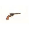 Image 2 : Ruger New Model Single Six revolver, .22  caliber, 6.5” barrel, blued finish, wood  medallion grips,