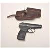 Image 8 : Russian IMEZ semi-automatic pistol, .380 ACP  caliber, 3.5” barrel, blued finish, checkered  hard ru