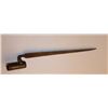 Image 3 : Pre-Revolutionary War bayonet; hand forged by  a blacksmith prior to United States and not  marked; 