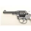 Image 4 : Colt Police Positive DA revolver, .38   caliber, 4” barrel, blued finish, pearl   grips, S/N 392542,