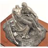 Image 2 : Pewter sculpture by Fran Barnum and issued by  Chilmark Collectors Society entitled  “Brother Agains