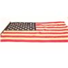 Image 1 : 50 star American flag on pole; shows age.      Est.:  $75-$150.