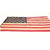 Image 2 : 50 star American flag on pole; shows age.      Est.:  $75-$150.