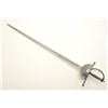 Image 5 : Spanish cup hilt sword, approximately 41”   overall with a 34” Toledo-marked and    decorated blade.