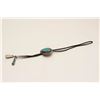 Image 3 : Large natural turquoise  nugget bolo tie  signed “R.L.B.” (Begay family?); high  quality.    From th