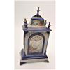 Image 7 : French Limoges cobalt blue porcelain mantle  clock with quartz movement, ca. 1960’s;  approximately 